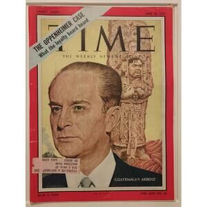 Time Magazine June 28, 1954 Guatemala's Arbenz